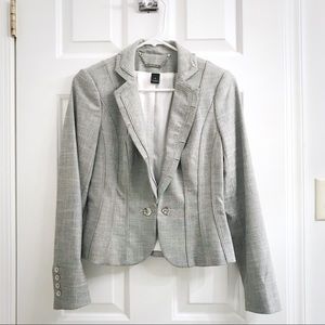 White House Black Market Grey Suit Jacket